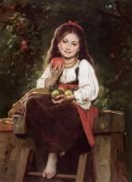 Leon Bazile Perrault - The Apple Picker